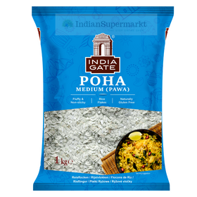 India gate Poha Medium 1Kg - IndianSupermarkt