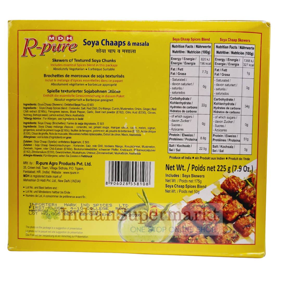 MDH Soya Chaaps & Masala  225m