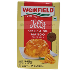 Weikfield Jelly Powder Mango  Flavour 90gm (BBD : November  2025)