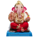 Eco Friendly Ganesha Choranga in Lalitasana  or Shadu Mati Ganesha 8"