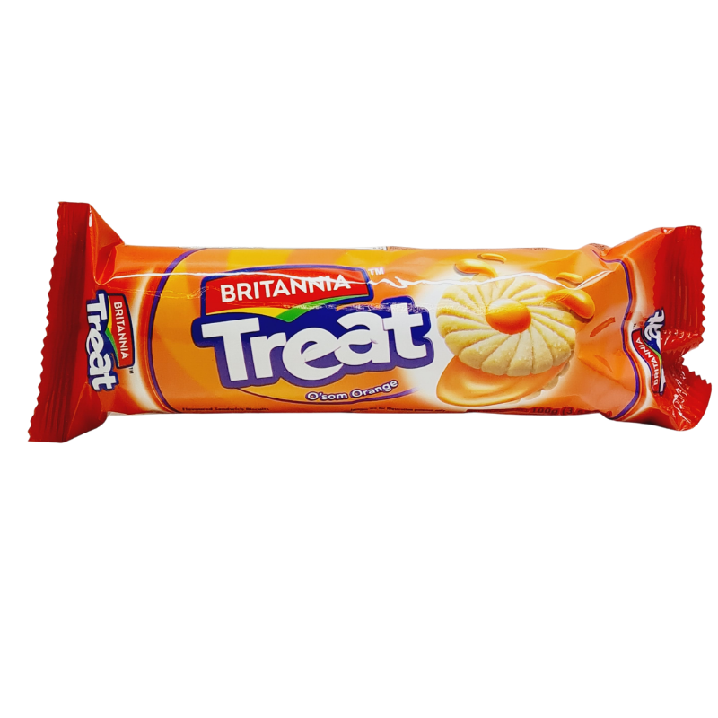 Britannia Treat O'sam Orange Cookies 100gm