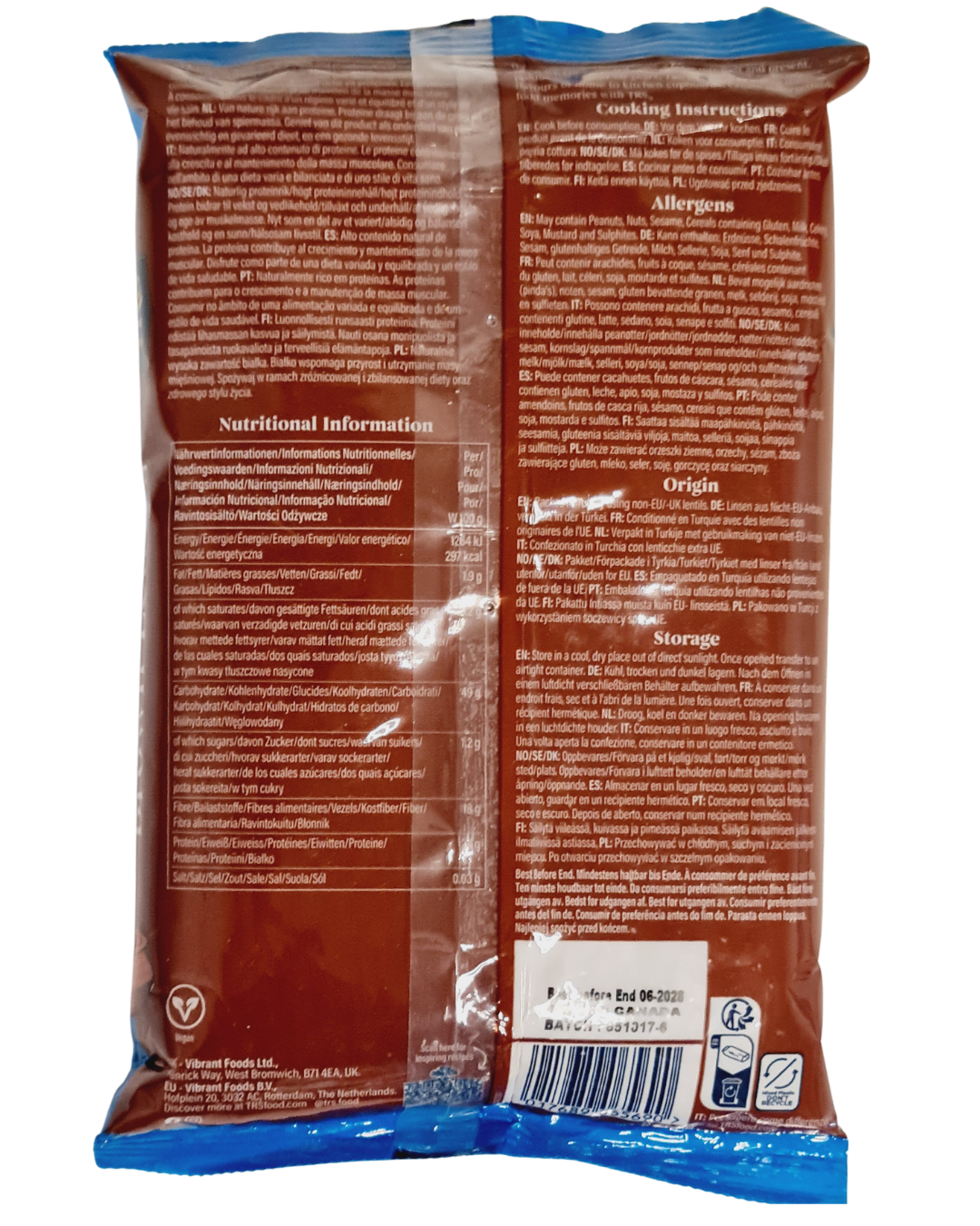 Trs Brown Lentil Whole - Masoor Whole  500gm - IndianSupermarkt