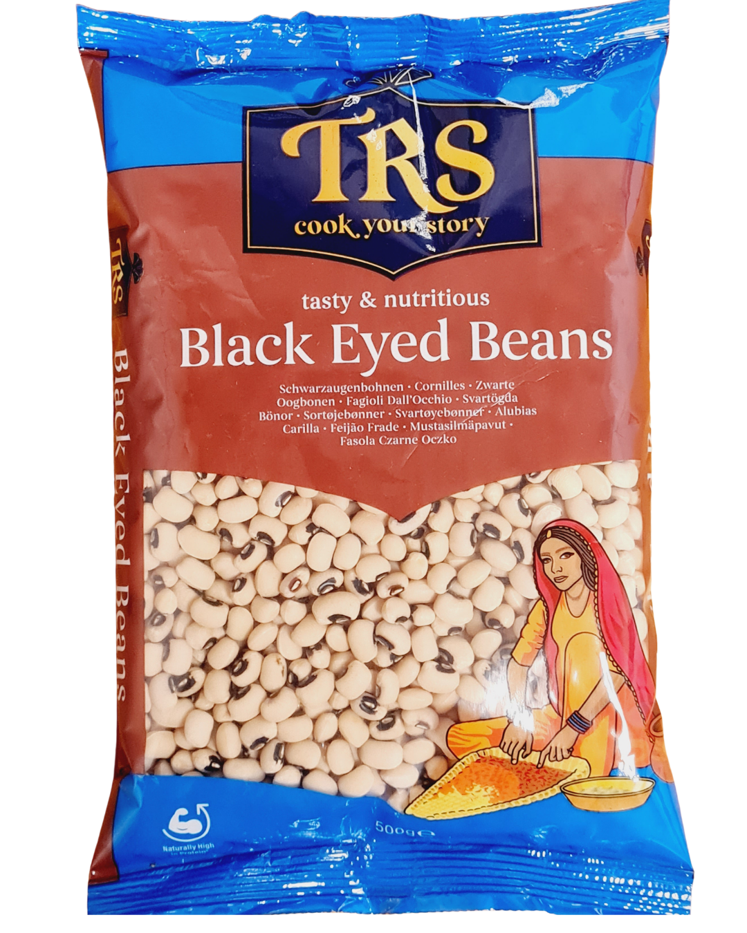 TRS/ Heera  Black Eye Beans - Lobia - Chavali -  500gm - IndianSupermarkt