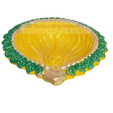 Coloured  Big Clay Diya / Mitti Diya