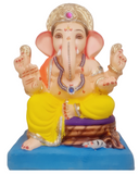 Eco Friendly Ganesha Choranga Double Load  or Shadu Mati Ganesha 13"