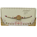 Om Rakhi with Pearl with Message