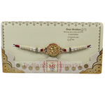 Om Rakhi with Pearl with Message