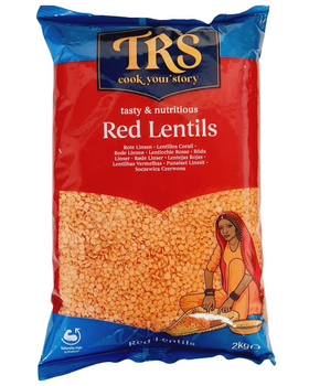 TRS Red Lentils or Masoor Dal - 2kg - IndianSupermarkt