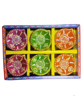 Clay Diya or  Mitti Diya  - Medium - Set of 6