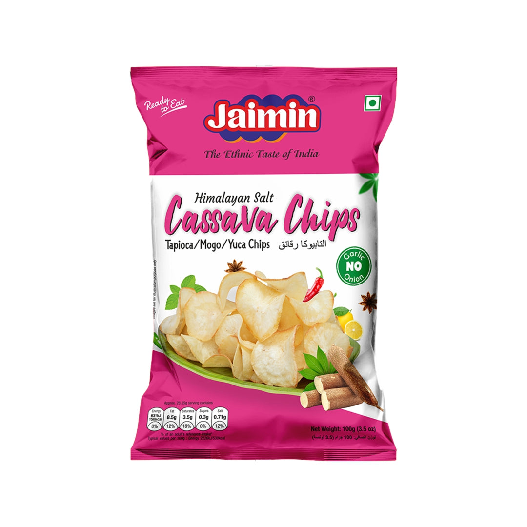Jaimin Casava chips Himalayan Salt 100gm
