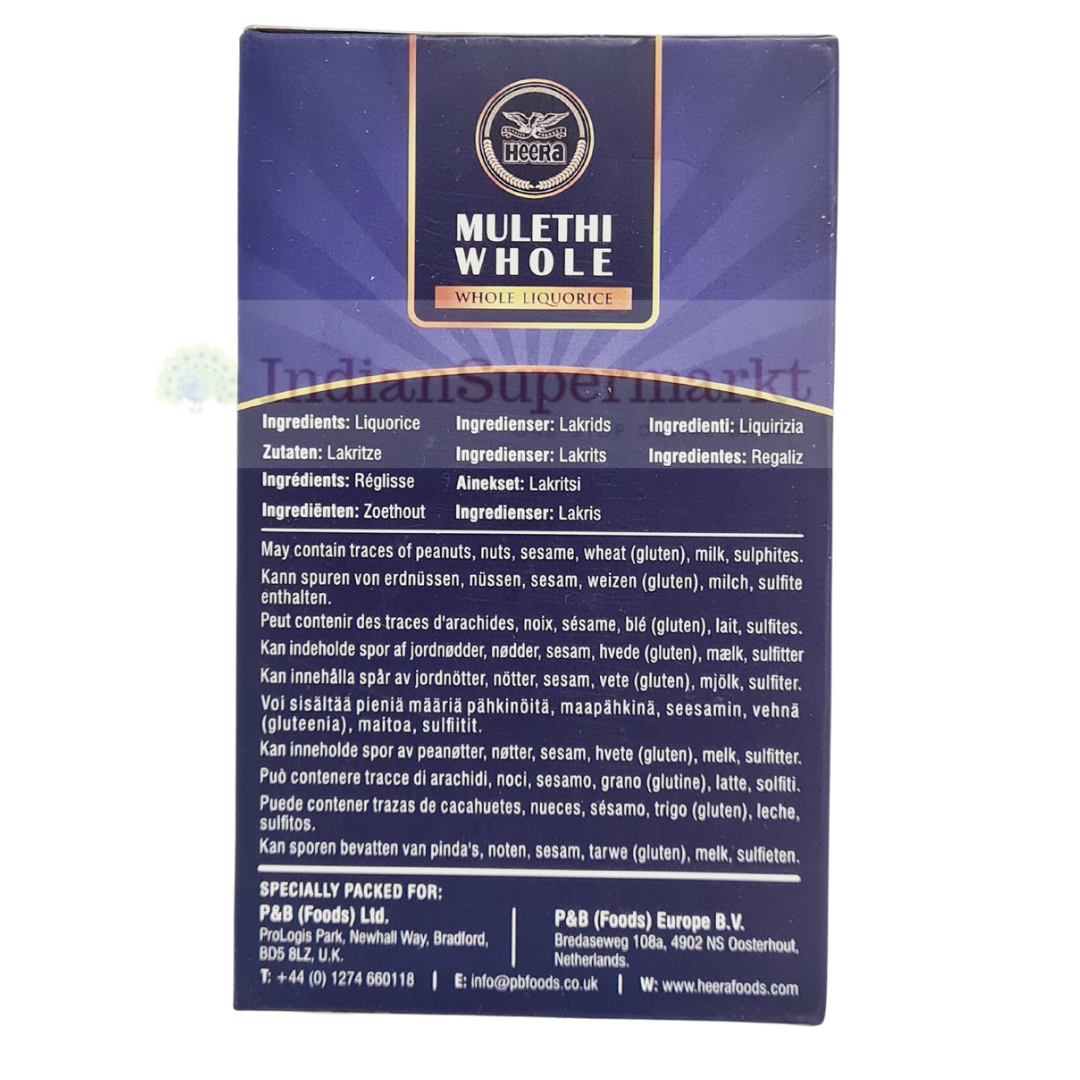 Heera Liquorice or Mulethi Whole 100gm (BBD: June 2026)