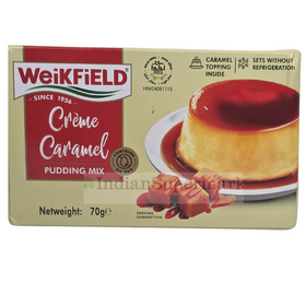 Weikfield Caramel Pudding Mix  70gm (BBD : Feb 2026)