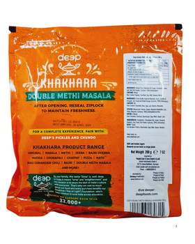 Deep Double Methi Masala Khakhara 200gm
