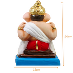 Eco Friendly Ganesha Choranga in Lalitasana  or Shadu Mati Ganesha 8"