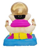 Eco Friendly Ganesha Dagdusheth Style Ganesha 9"
