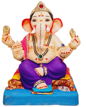 Eco Friendly Ganesha Choranga Double Load Ganesha 12"