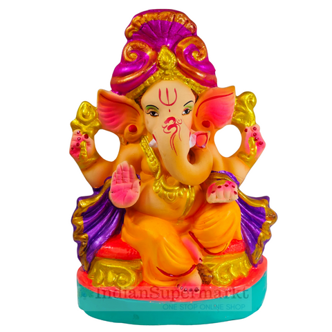 Eco Friendly Ganesha  or Shadu Mati Ganesha 8"