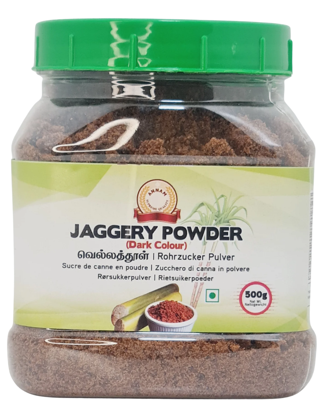 Annam Jaggery Powder Brown (Jar) 500gm