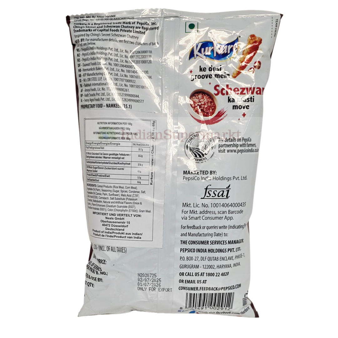 Kurkure Schezwan Chutney Flavour 68gm - IndianSupermarkt