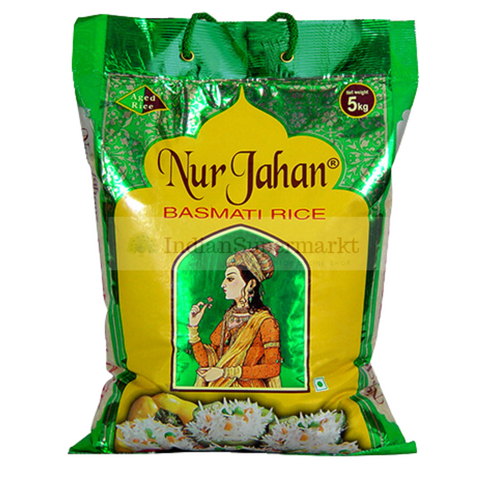 Nur Jahan Long Grain Basmati Rice  5Kg