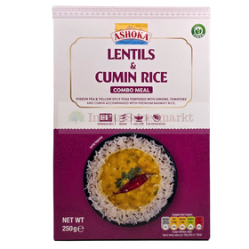 Ashoka Dal (Lentils) & Jeera(Cumin) Rice Combo Meal - 250gm