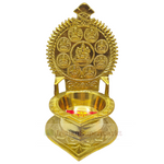 Brass Ashtalakshmi  Deepam for Pooja