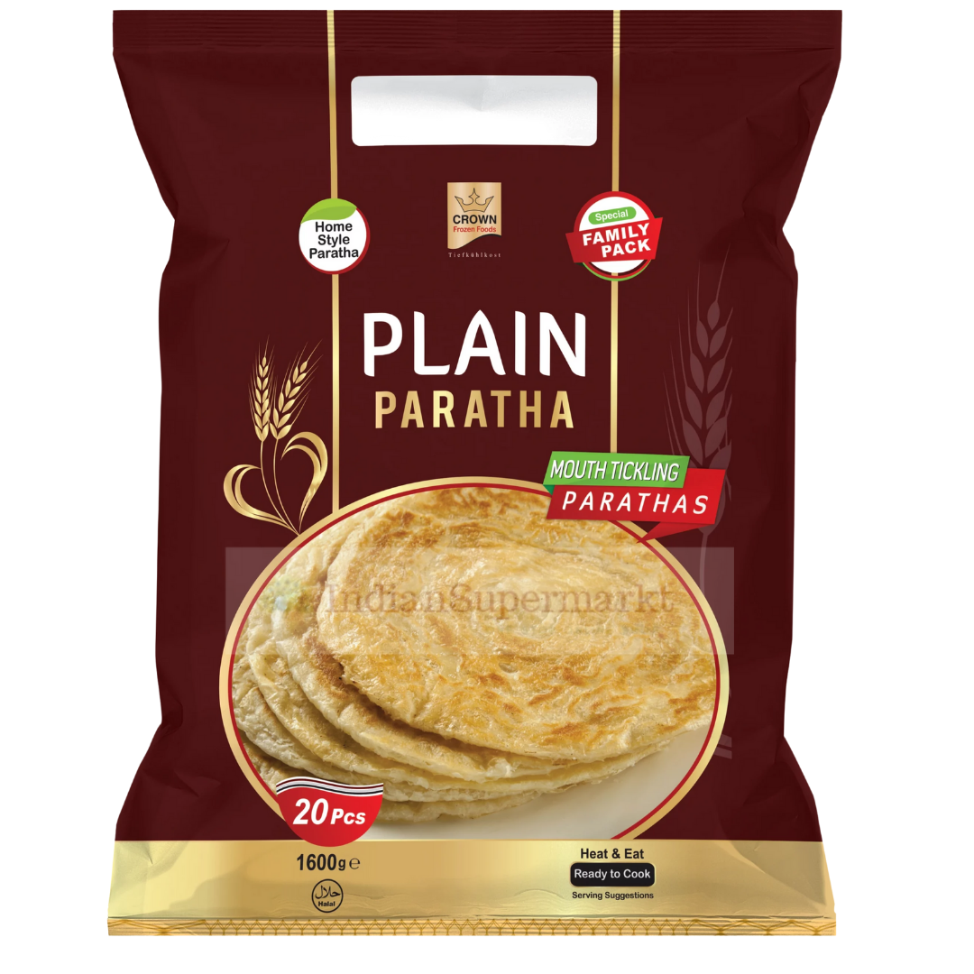 Crown Frozen Plain Paratha Family- 20 (Deliver only Berlin) - IndianSupermarkt