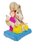 Eco Friendly Ganesha Dagdusheth Style Ganesha 9"