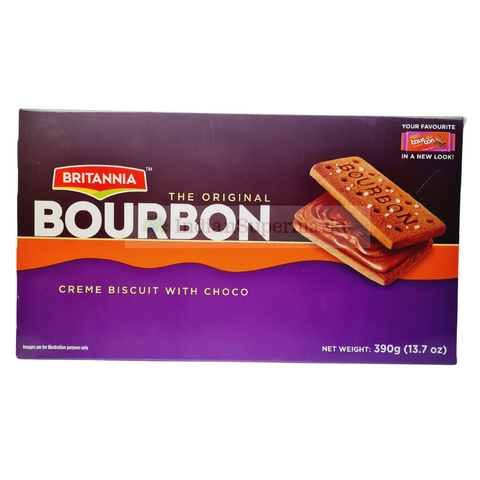Britannia Bourbon 4 Pack 390gm