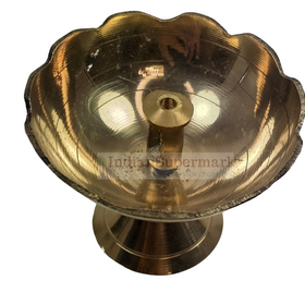 Brass Akhand Lotus Diya Jyot