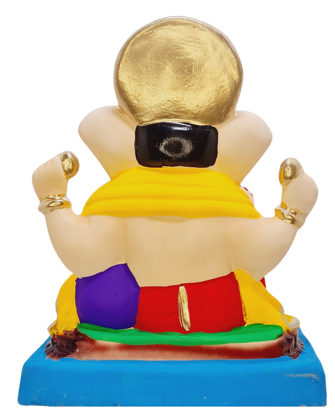 Eco Friendly Ganesha Rajmudra Ganesha or Shadu Mitti Ganesh 10"