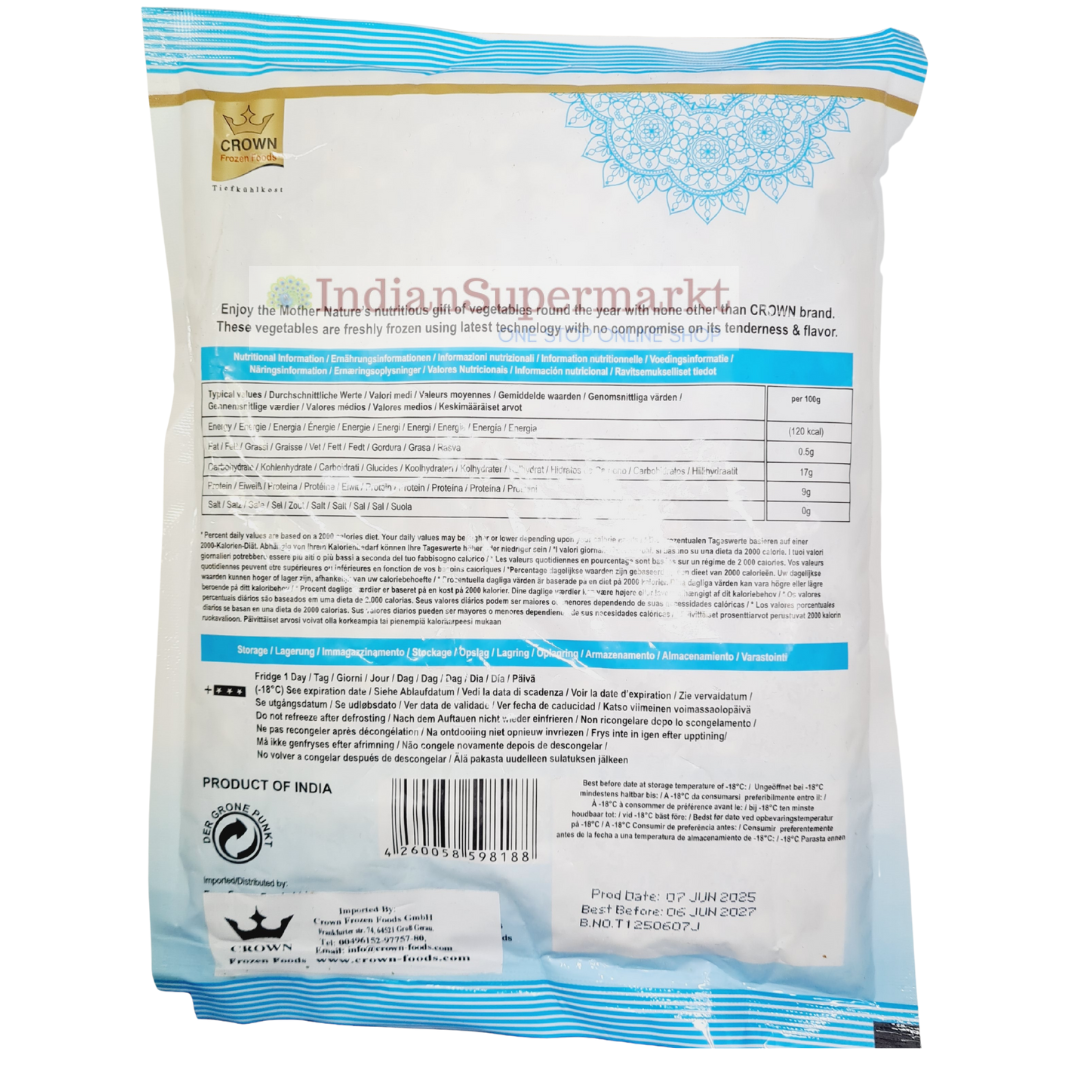 Crown  Frozen Toovar Lilva or Tuvar Lilva 340gm (Deliver only Berlin)