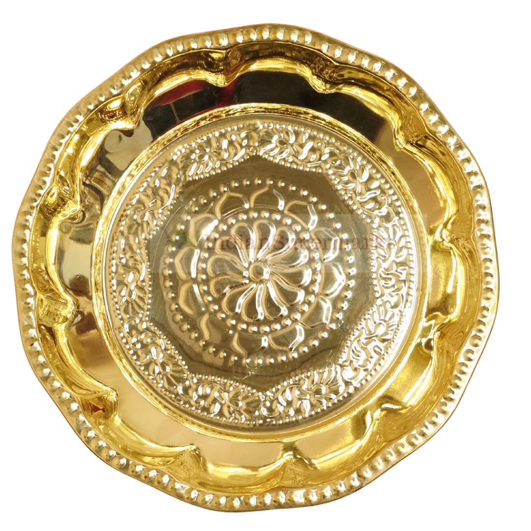 Brass Paraat for dough - indiansupermarkt