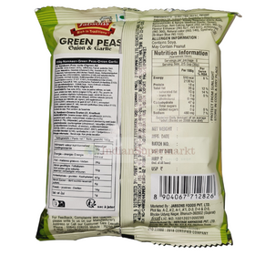 Jabsons Roasted Green Peas Onion N Garlic  150gm (BBD : 18 Feb 2026) - IndianSupermarkt