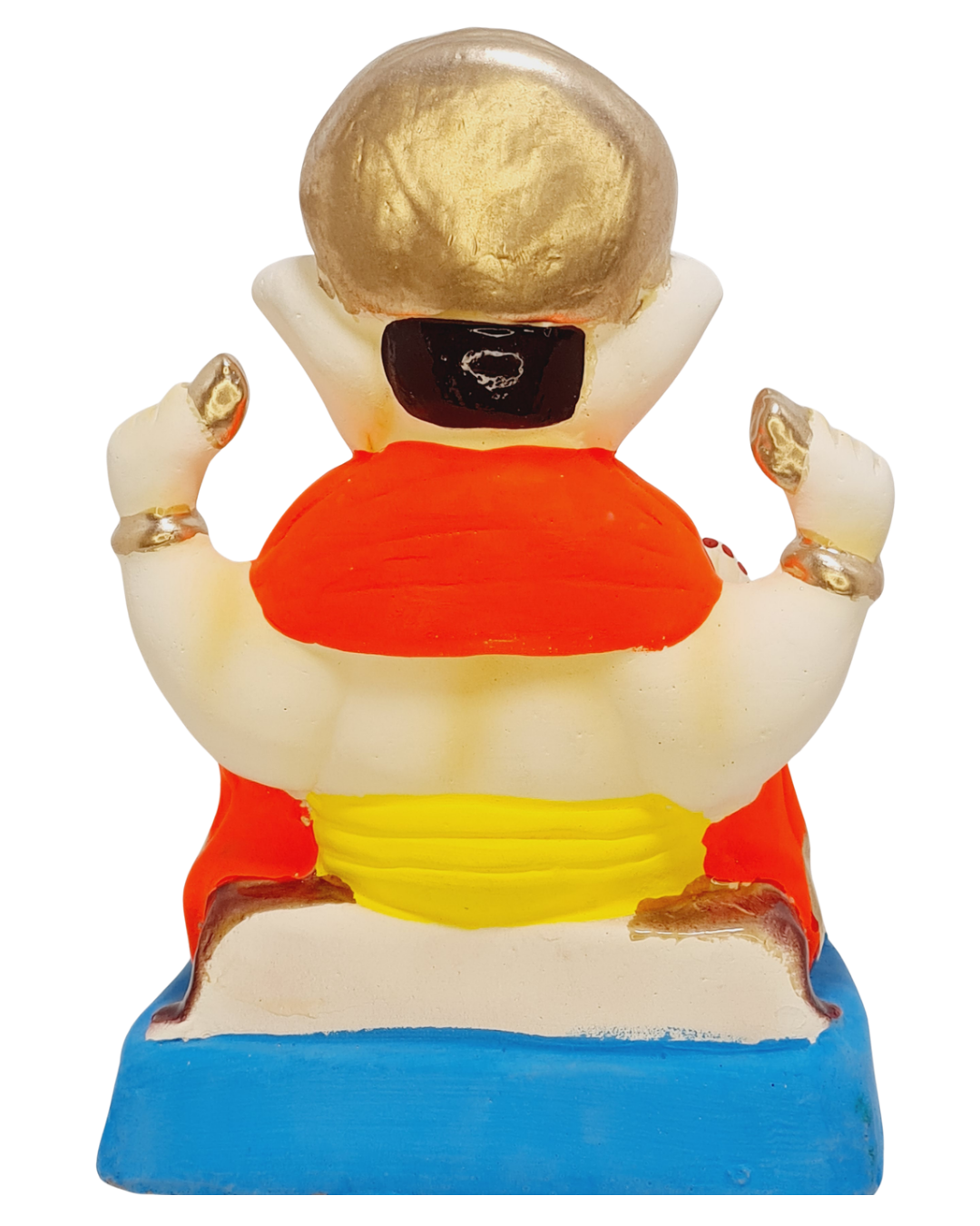 Eco Friendly Shree Rajmudra Siddhivinayak Ganpati Bappa Murti or Shadu Mati Ganesha 9"