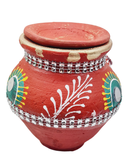 Clay Kalash or Karwa With Lid small