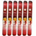 Flute Rose Agarbati - Pack of 6 X 15gm