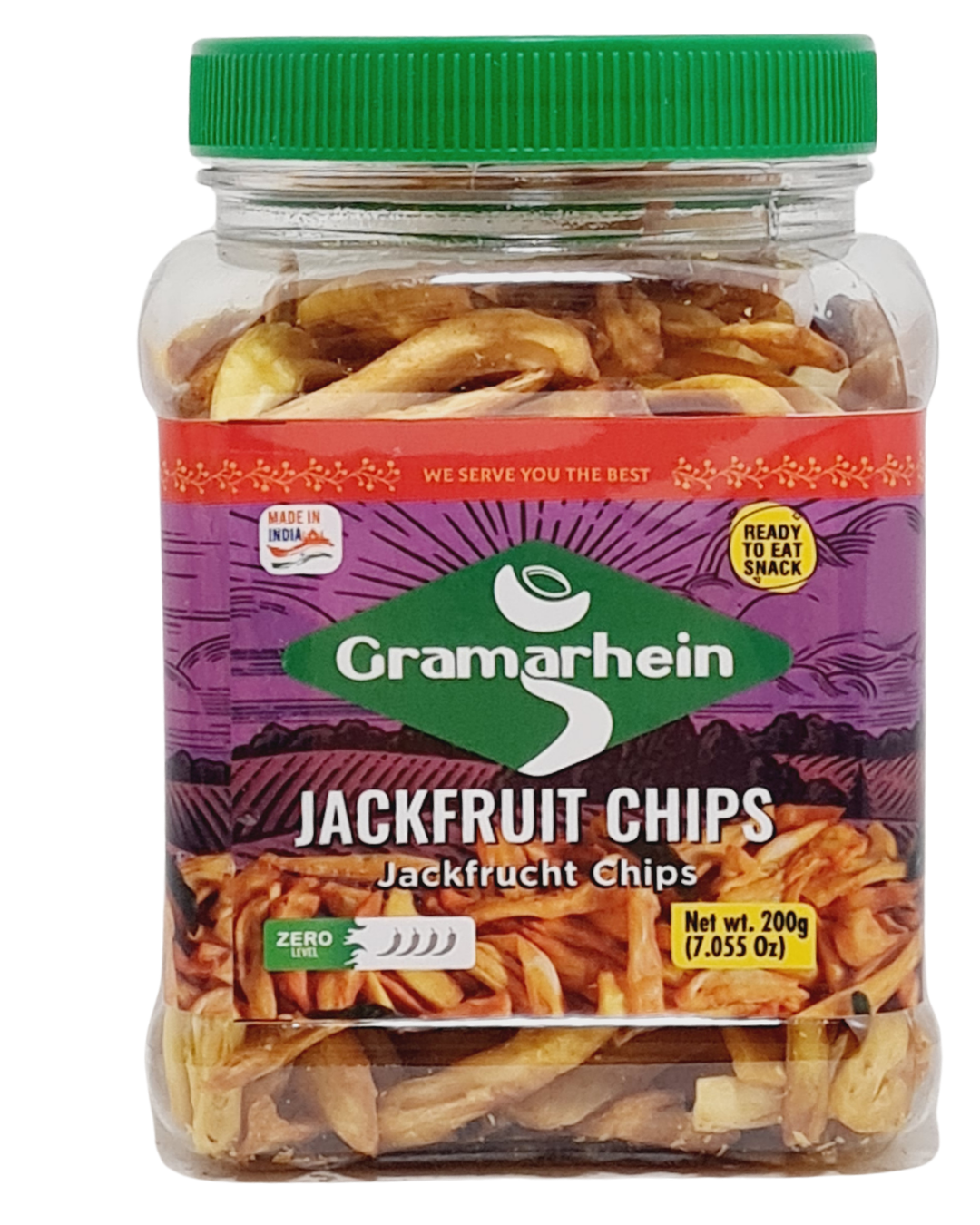 Gramarhein Jackfruit Chips Jar 200g