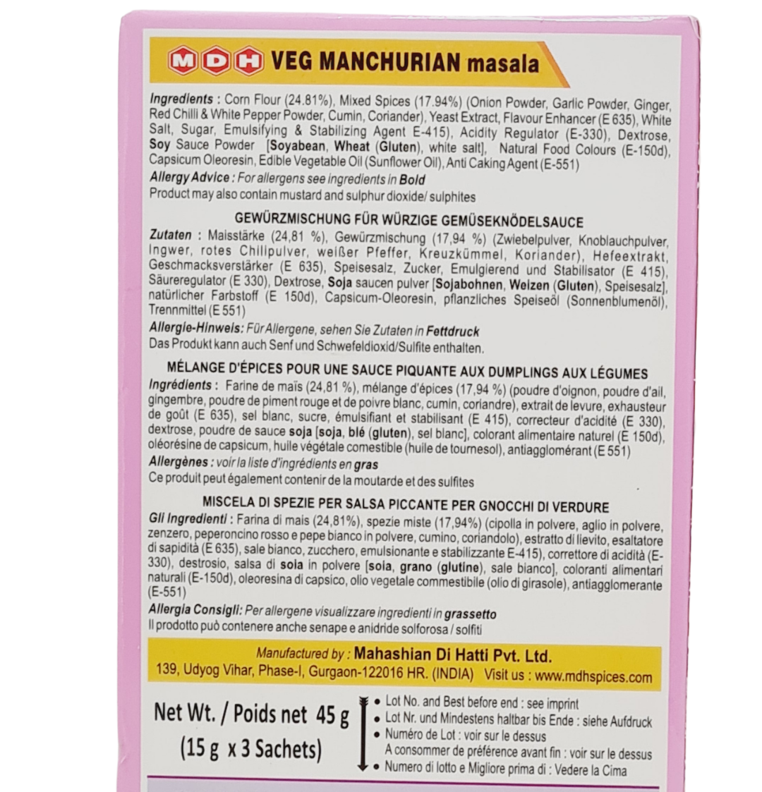 MDH Veg. Manchurian Masala 45gm