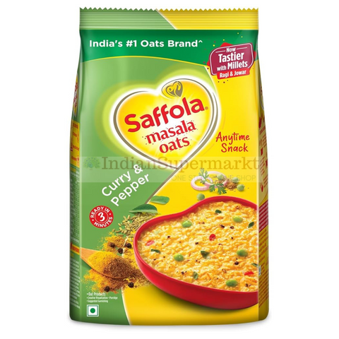 Saffola Masala Oats - Curry & Pepper 500gm