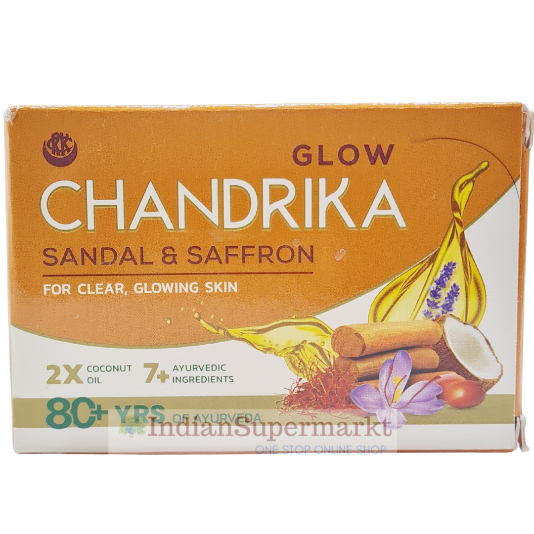 Chandrika Sandal & Saffron Soap 75gm