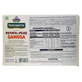 Balaji Frozen Jumbo Potato & Peas Samosa (Delivery in Berlin) - IndianSupermarkt