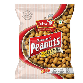 Jabsons Roasted Peanuts Spicy Masala 140gm - IndianSupermarkt