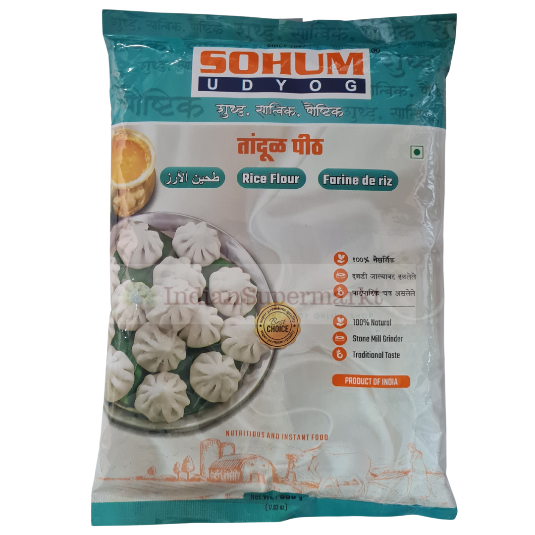 Sohum Rice Flour - Tandul Pith 500gm - IndianSupermarkt