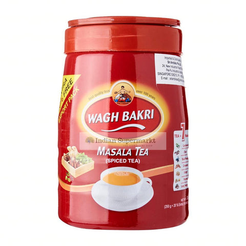 Wagh Bakri Masala Tea Jar 250gm - Indiansupermarkt