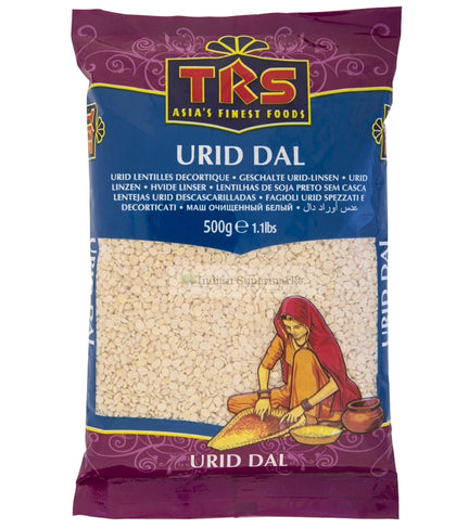 TRS Urid Dall (white)  500gm - Indiansupermarkt