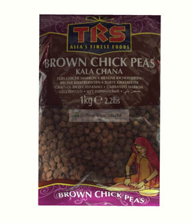 TRS Kala Chana or Brown Chick Peas 1KG - Indiansupermarkt