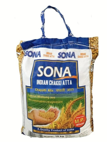 Sona Chakki Atta 10kg - Indiansupermarkt