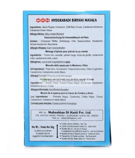 MDH Hydrabadi Biryani  100gm - Indiansupermarkt