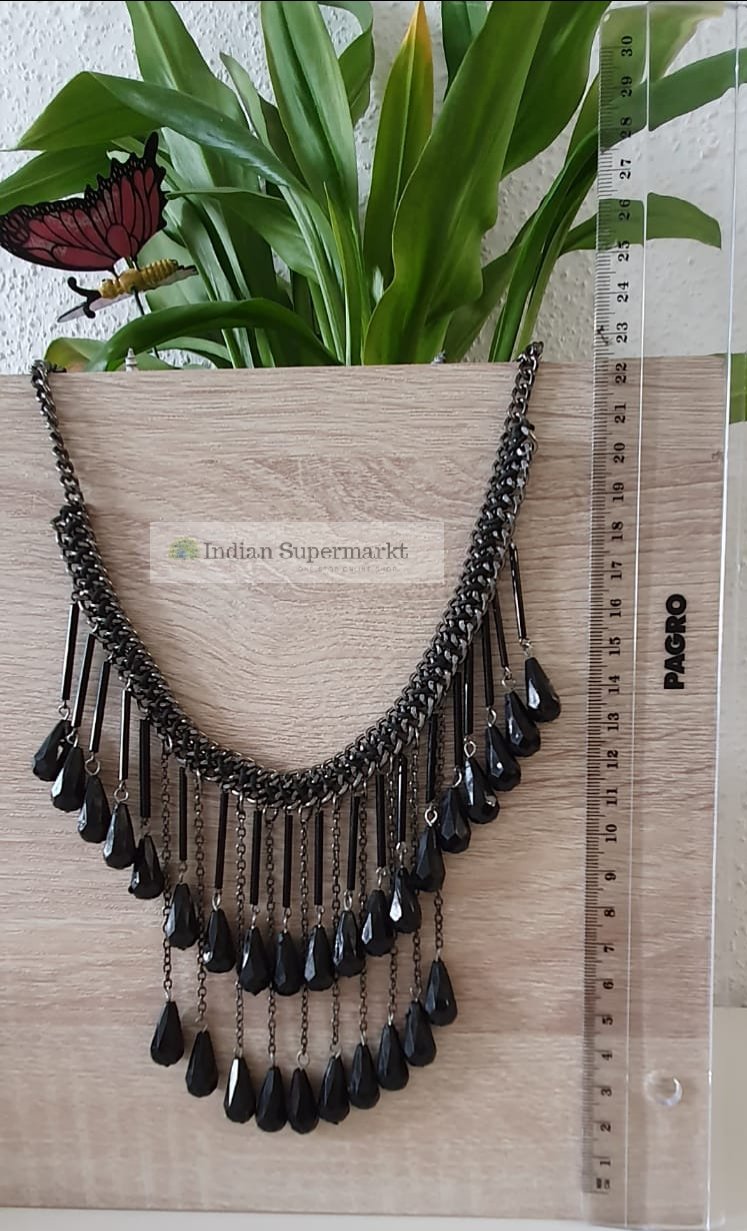 Black Pearl Necklace - Indiansupermarkt